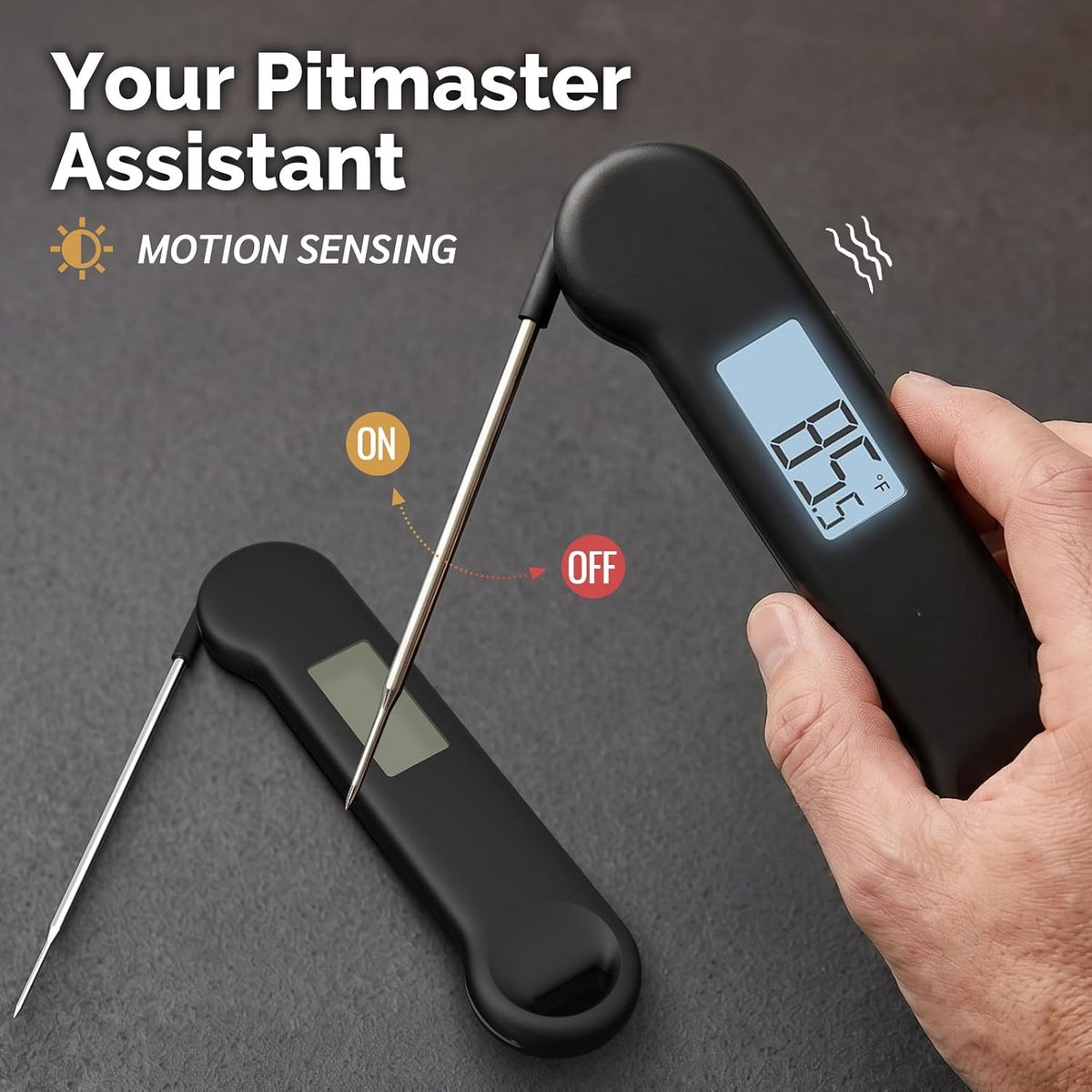 0.5 Sec Instant Read BBQ Meat Thermometer