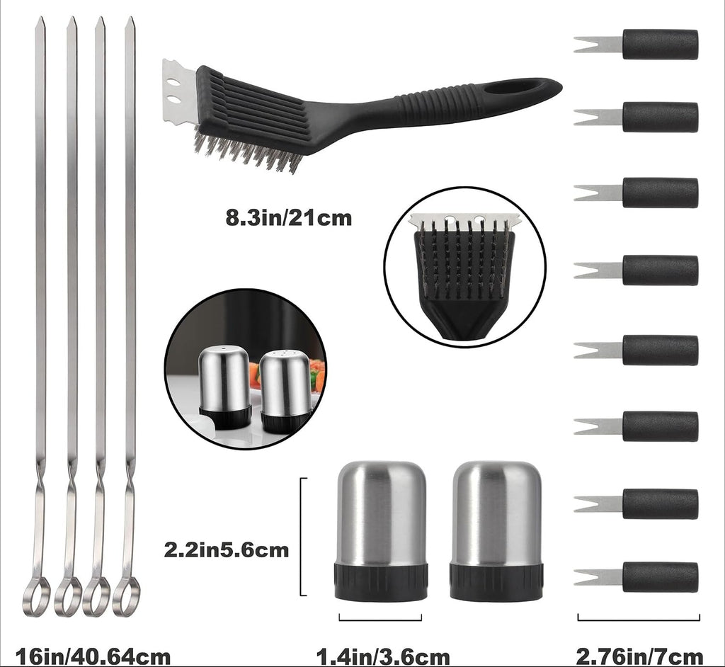 20-Piece BBQ Tool Set