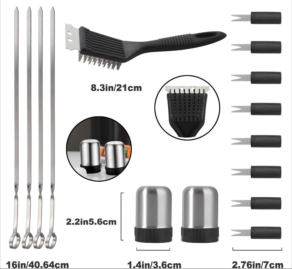 20-Piece BBQ Tool Set