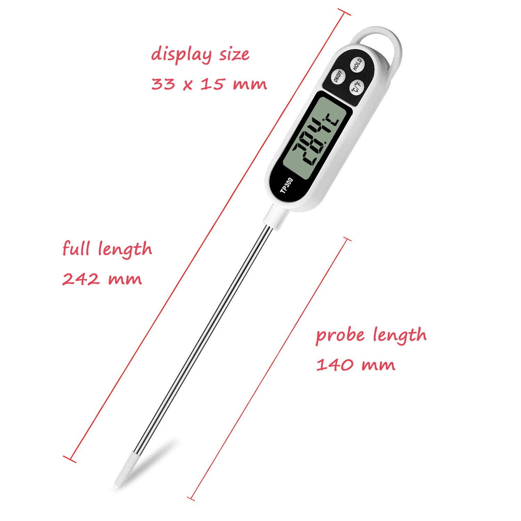 Instant Read Long Probe Meat Thermometer