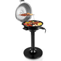 1600W Silver Electric BBQ Grill