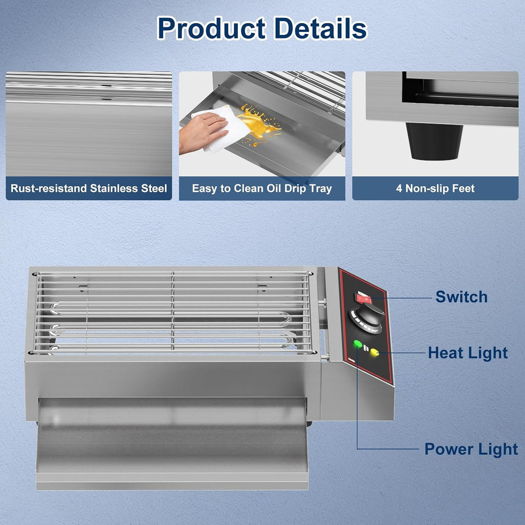 1800W Smokeless Electric Grill