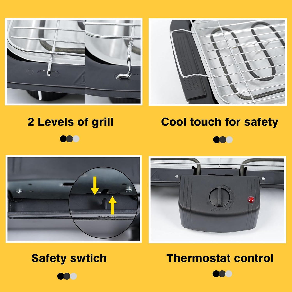 Smokeless Portable Electric BBQ Grill
