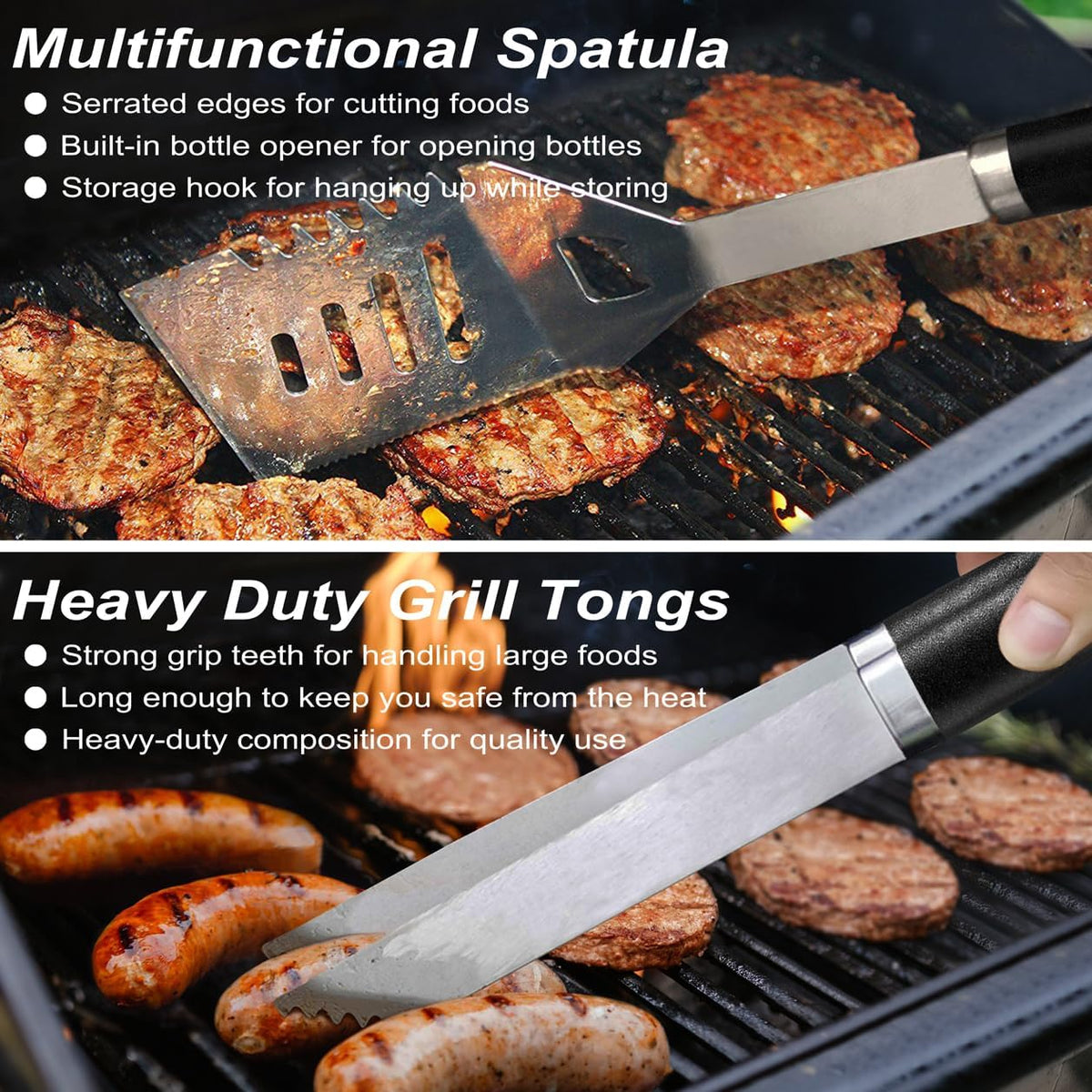 22-Piece BBQ Grill Tool Set