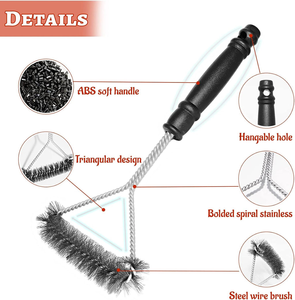 2 Pack BBQ Grill Brush