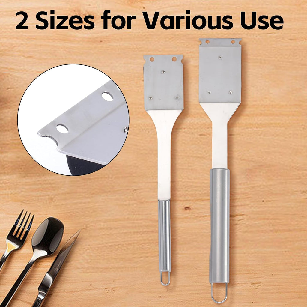 2 Pack Wire BBQ Brush & Scraper