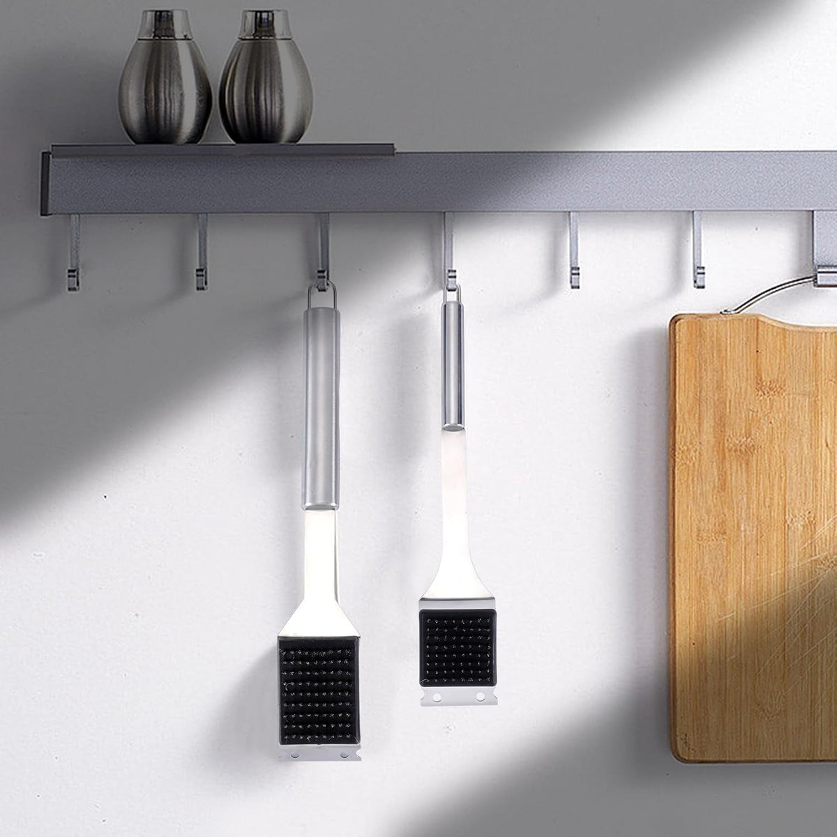2 Pack Wire BBQ Brush & Scraper