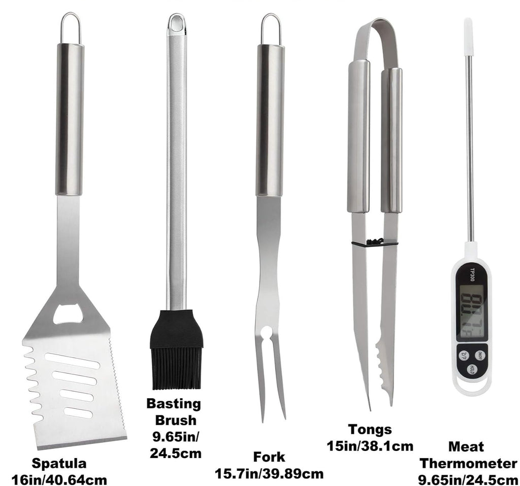 28-Piece BBQ Accessories Set