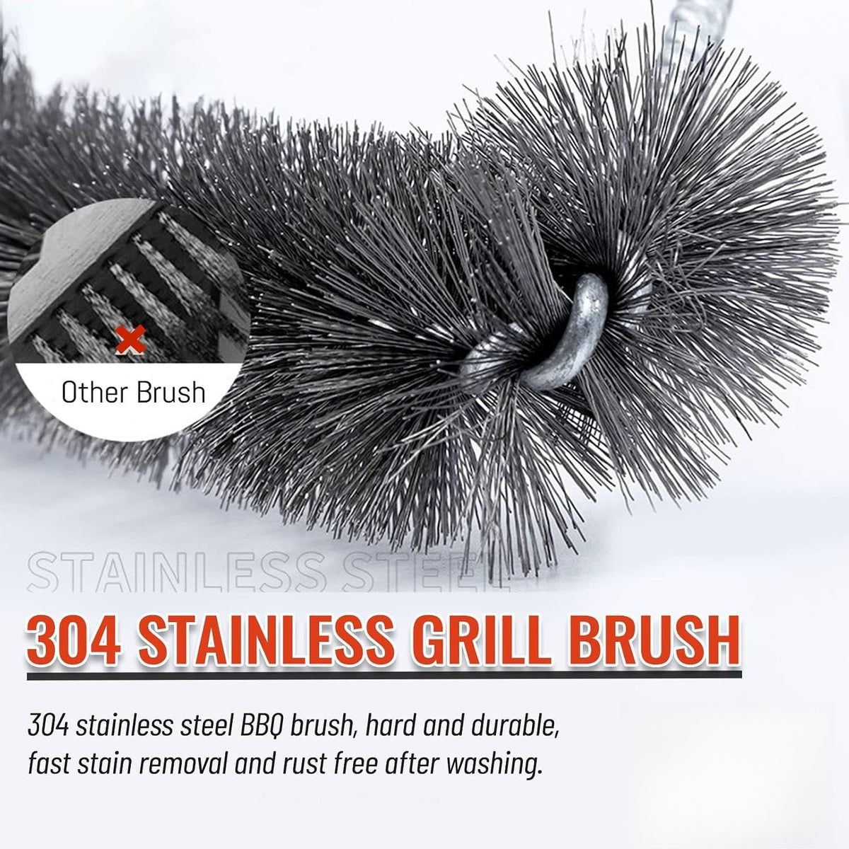2 Pack BBQ Grill Brush