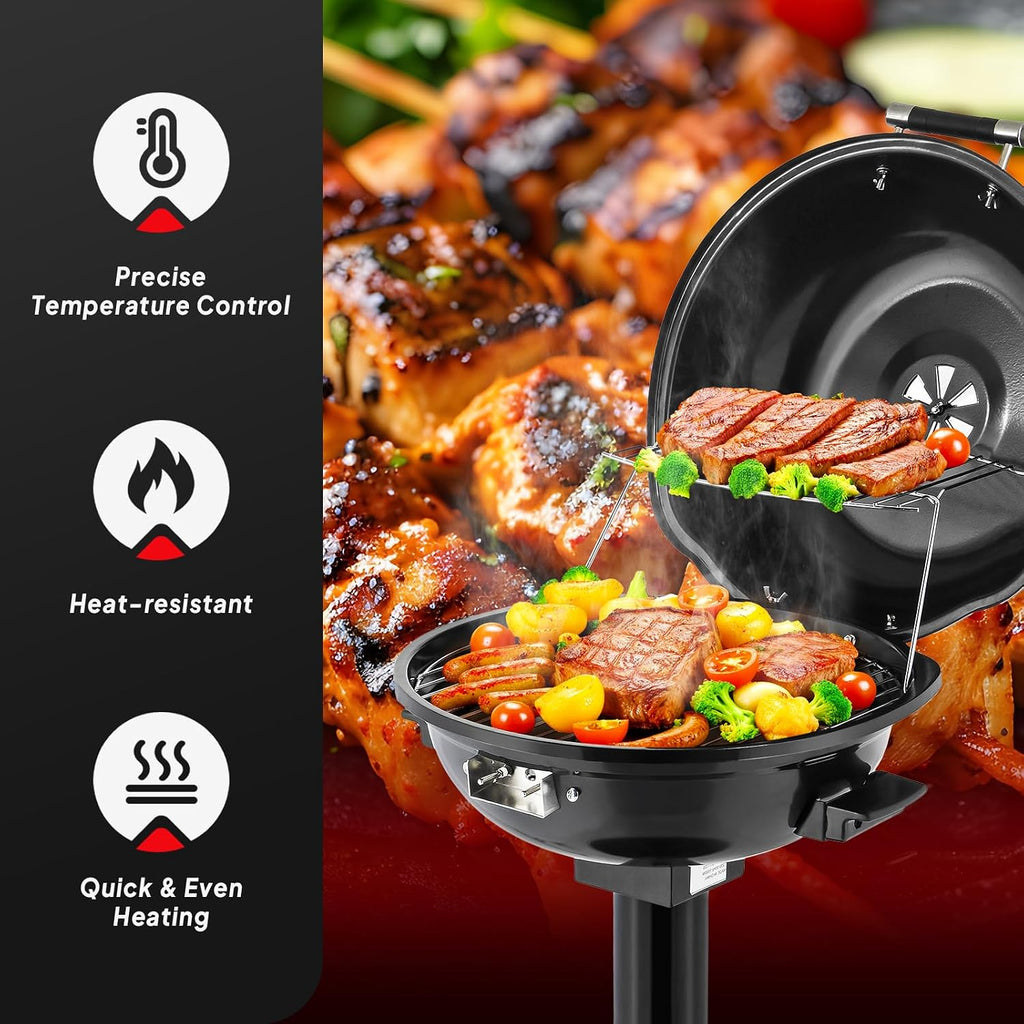 1600W Vertical Electric Grill