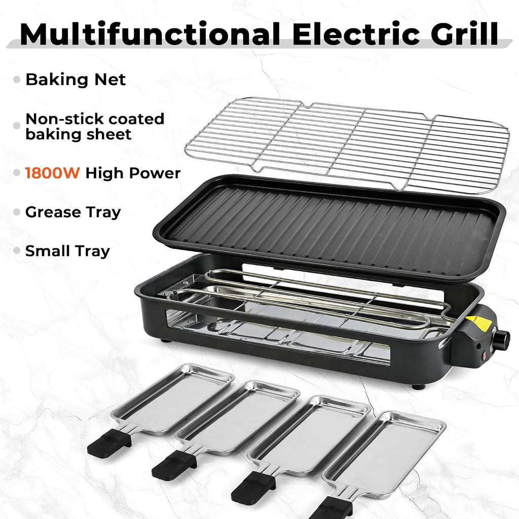 2 in 1 Indoor Electric Grill