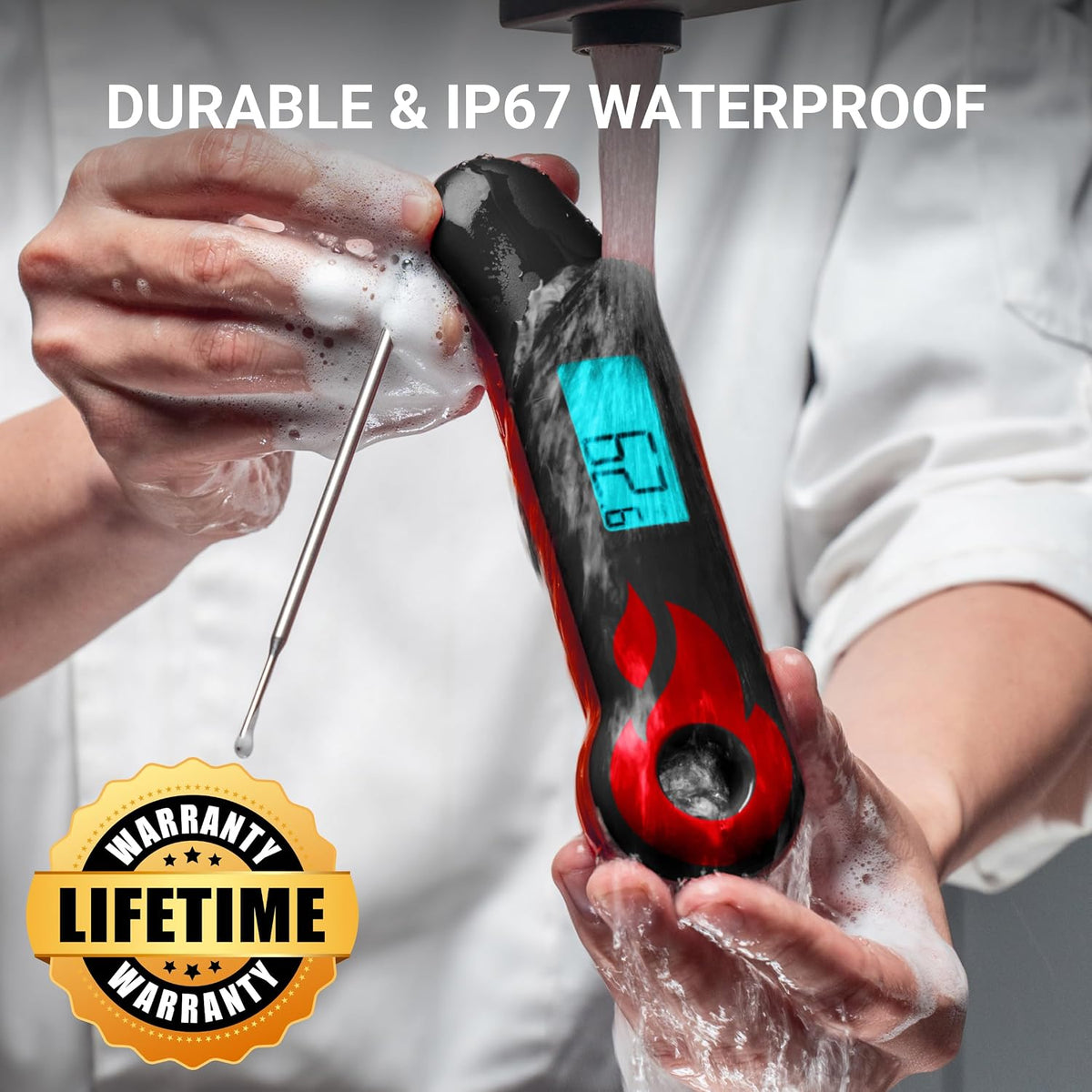 0.5 Sec Instant Read Meat Thermometer