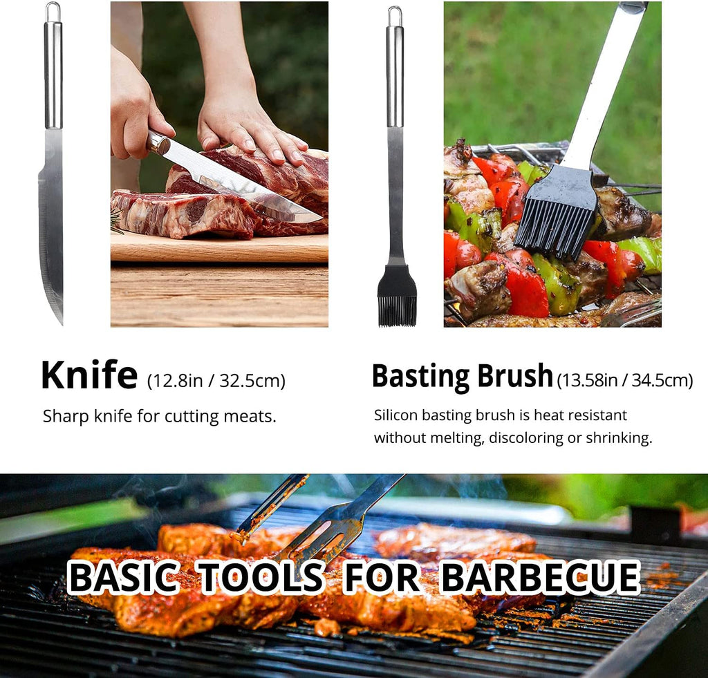 Stainless Steel BBQ Utensil Set