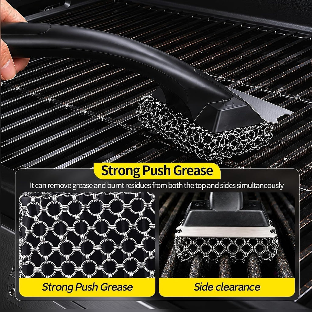 Free BBQ Grill Brush & Scraper