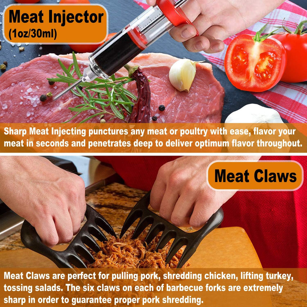 26-Piece BBQ Grill Accessories Set