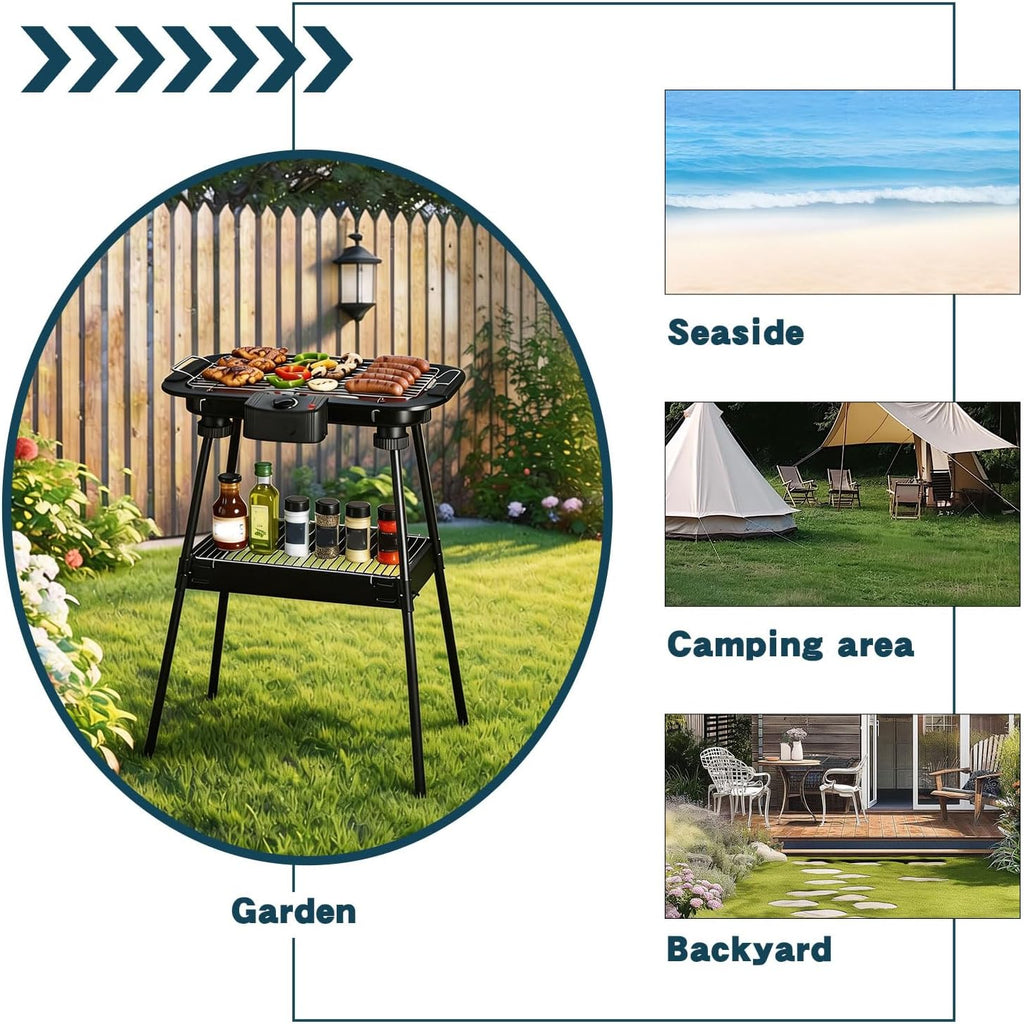 Smokeless Portable BBQ Grill