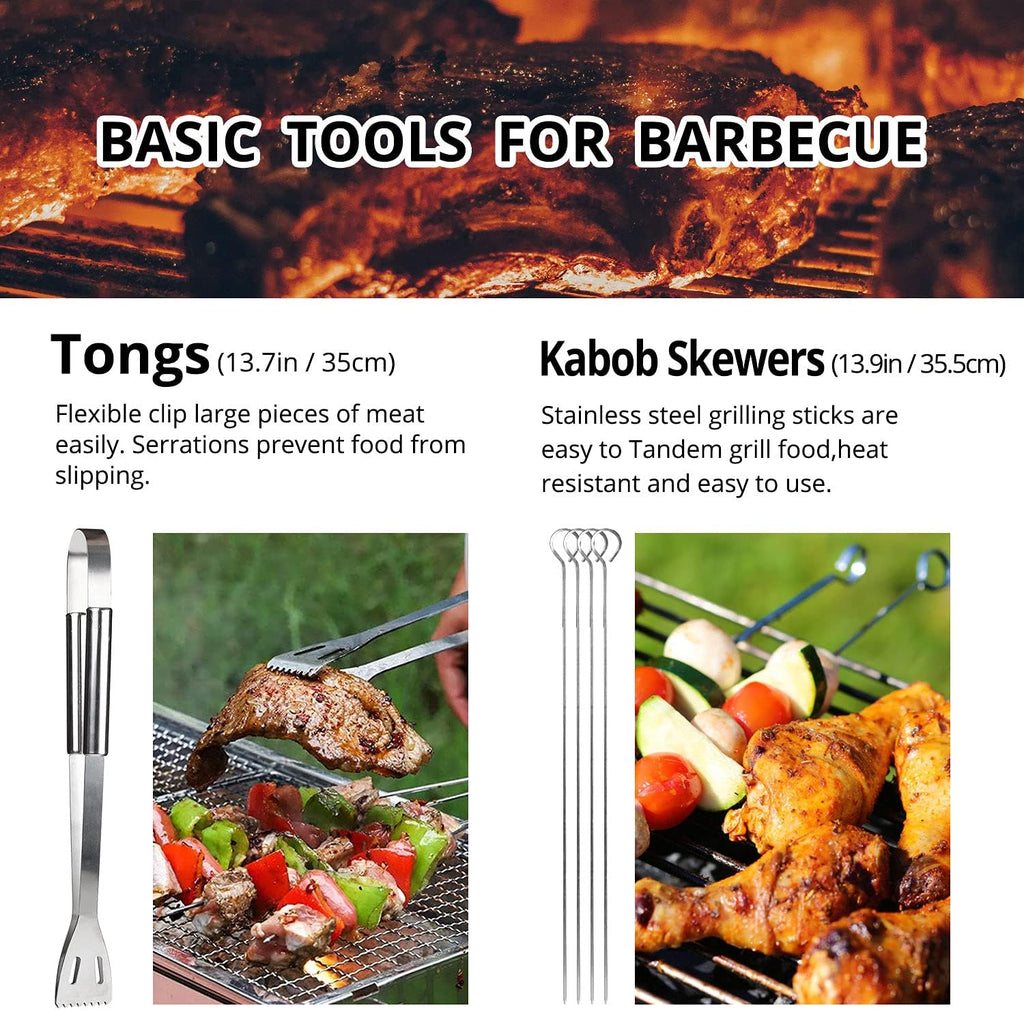 Stainless Steel BBQ Utensil Set