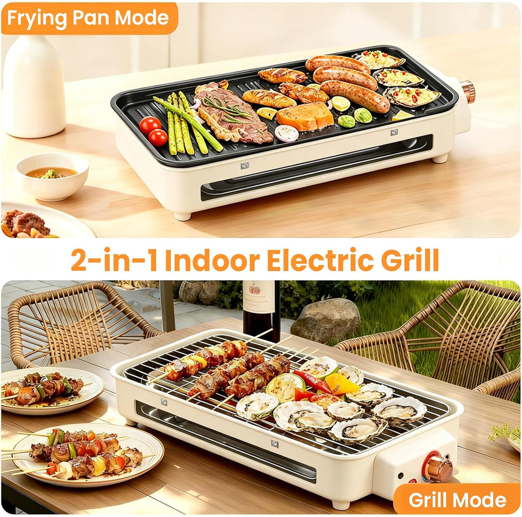 1500W Smokeless Indoor Raclette Grill