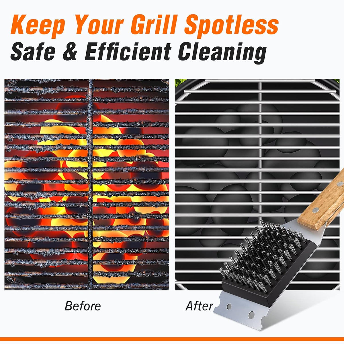 BBQ Brush & Scraper