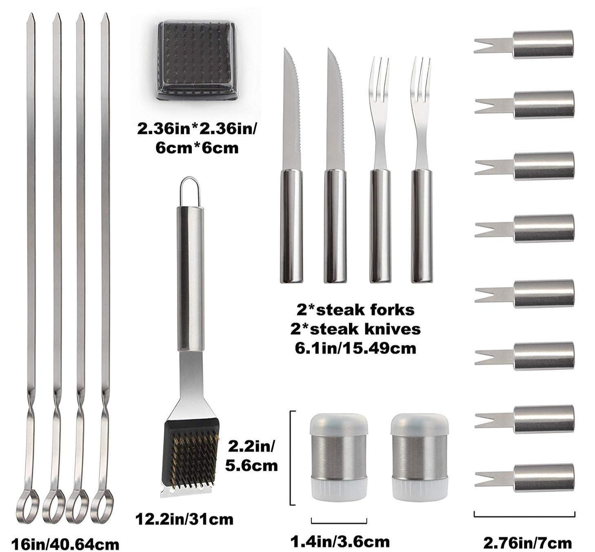 28-Piece BBQ Accessories Set