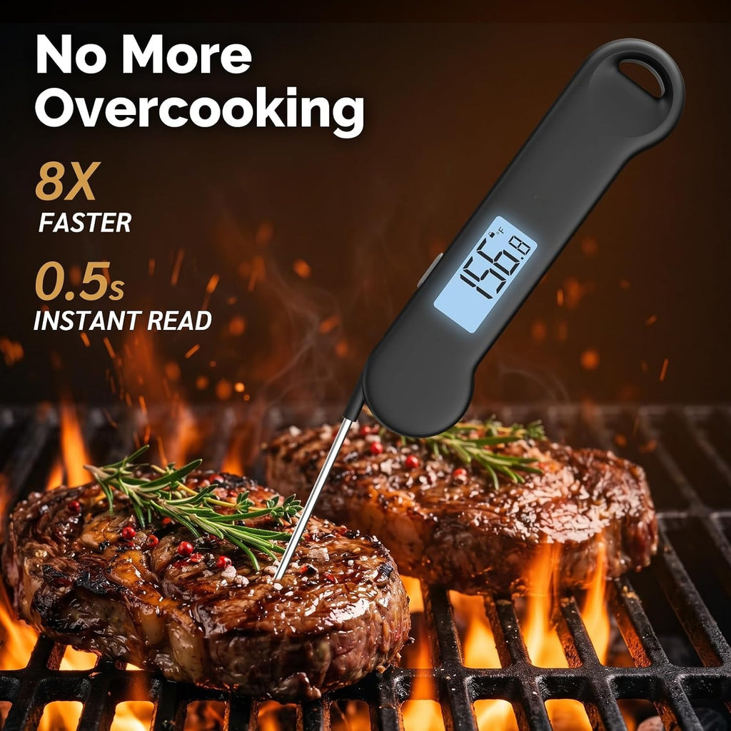 0.5 Sec Instant Read BBQ Meat Thermometer