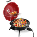 Red Portable Electric BBQ Grill