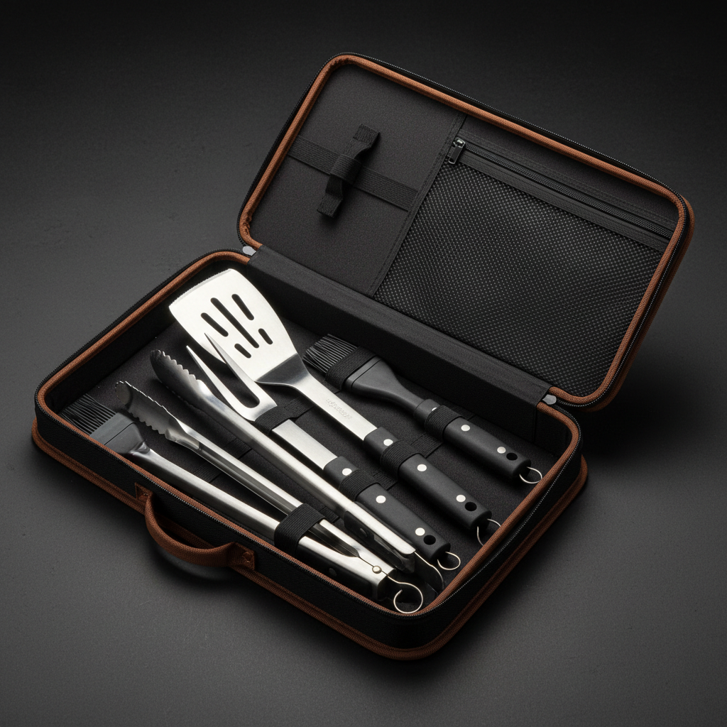 BBQ Tool Set With Case