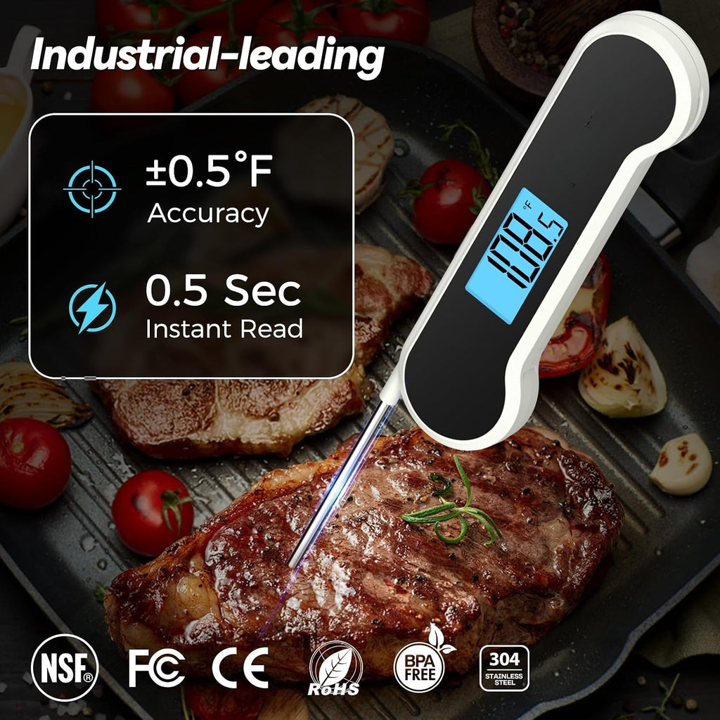 0.5 Sec White Instant Read Meat