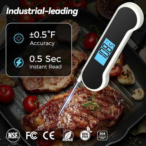 0.5 Sec White Instant Read Meat